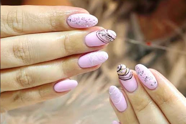 Luxury manicure and nail art at Velvet Lounge